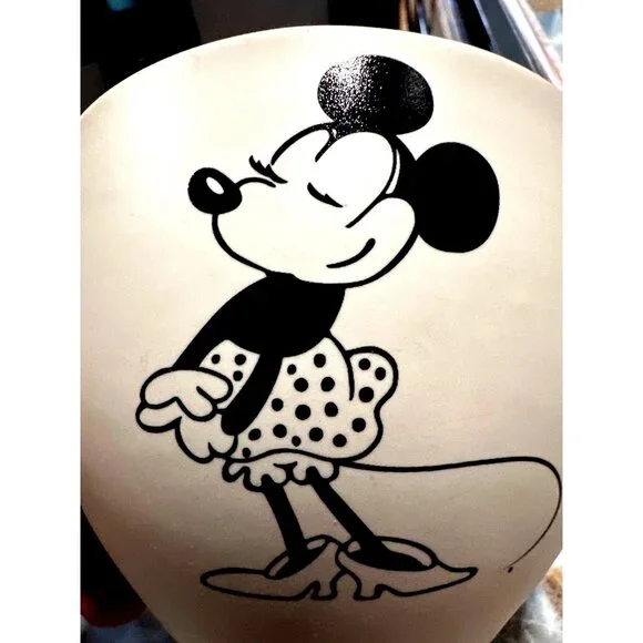Minnie Mouse Black White Red Mug Disney Vintage Glam Desk Decor Old Hollywood - Picture 9 of 9